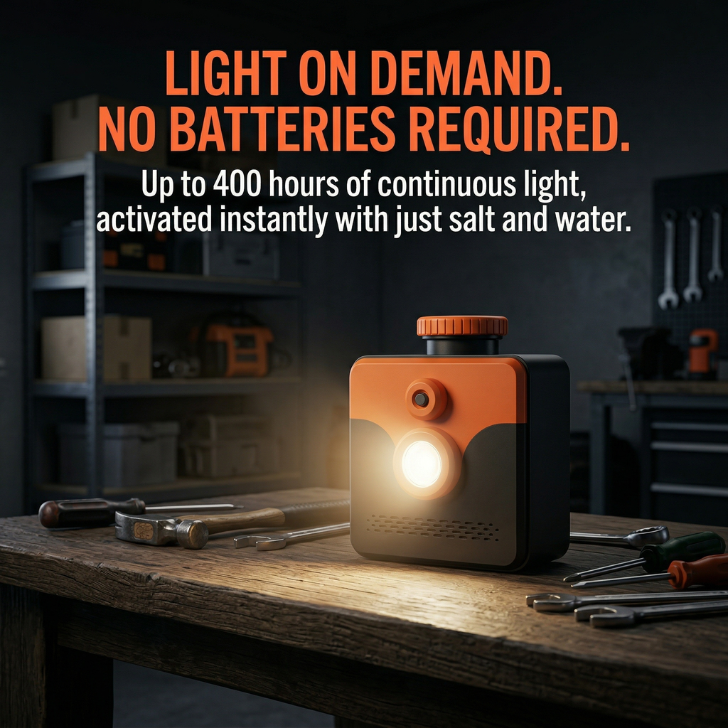 Hopen Square Box Saltwater Lamp – No Battery, No Charging