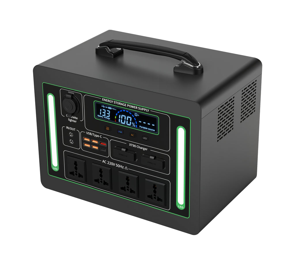 Portable Energy Storage Power Supply Station 1200W 1152Wh LiFePO4