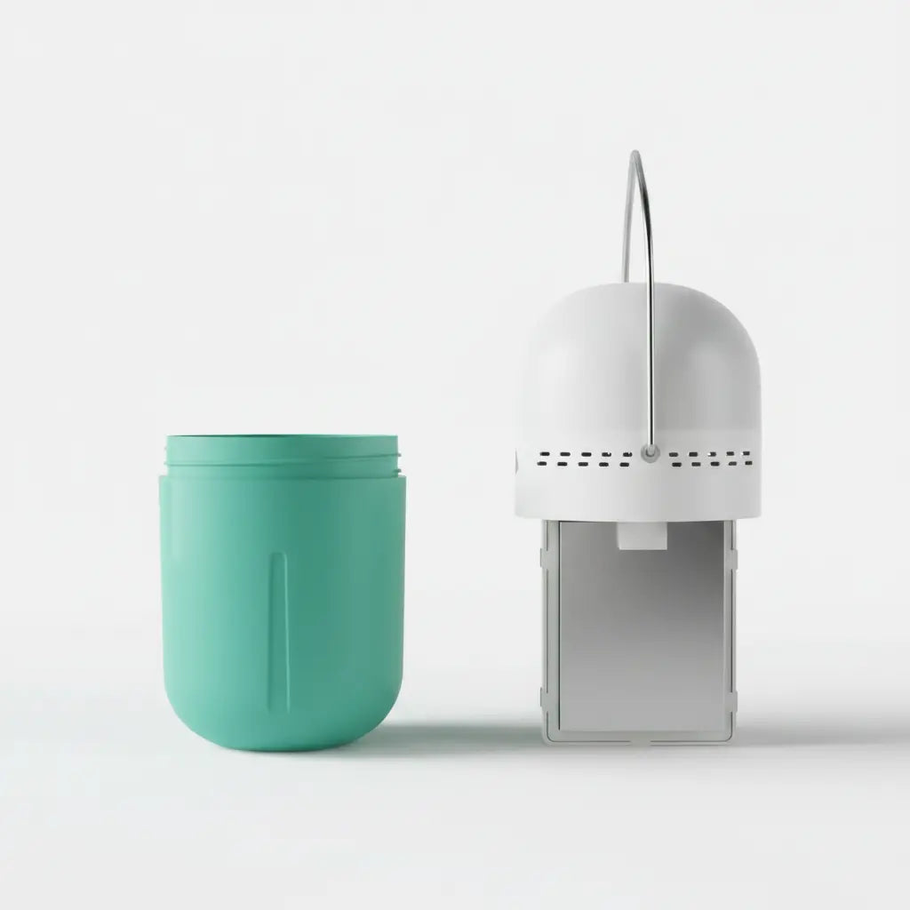 Hopen Portable eco LED candle lamp powered by saltwater