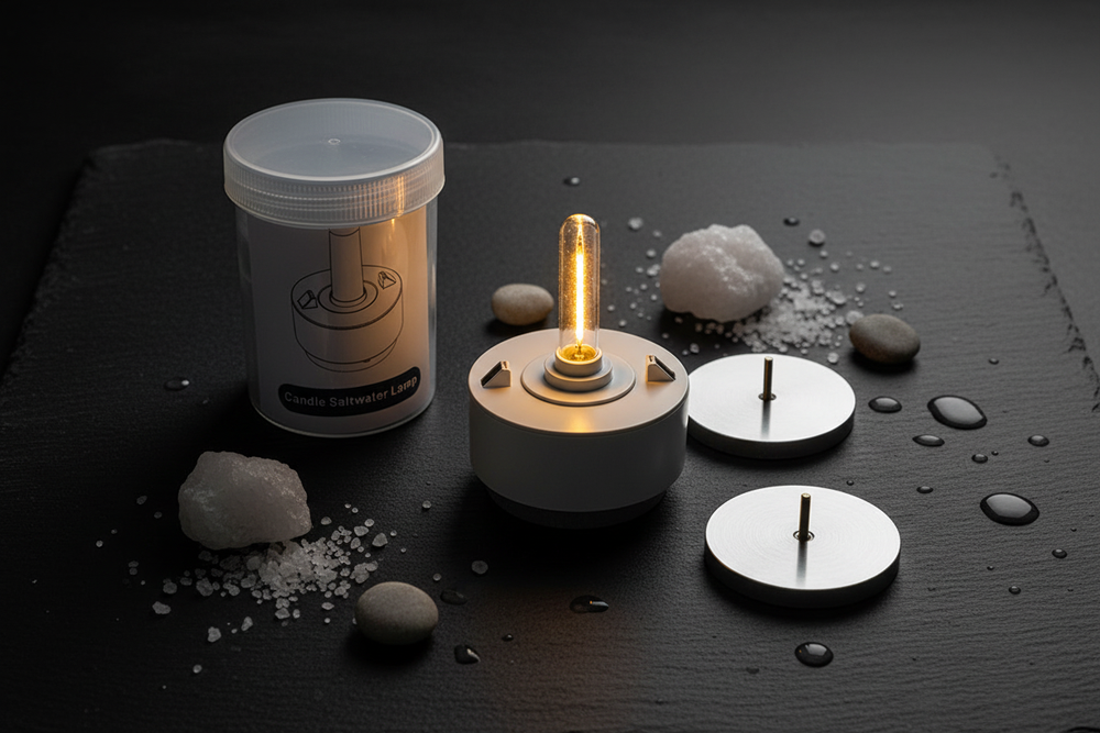 蜡烛盐水灯创意场景图