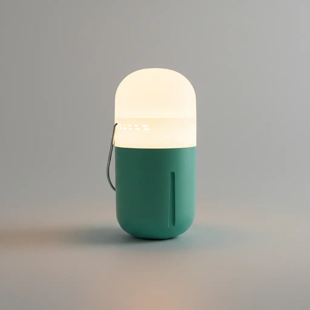 Hopen Saltwater powered lamp glowing in dark emergency lighting