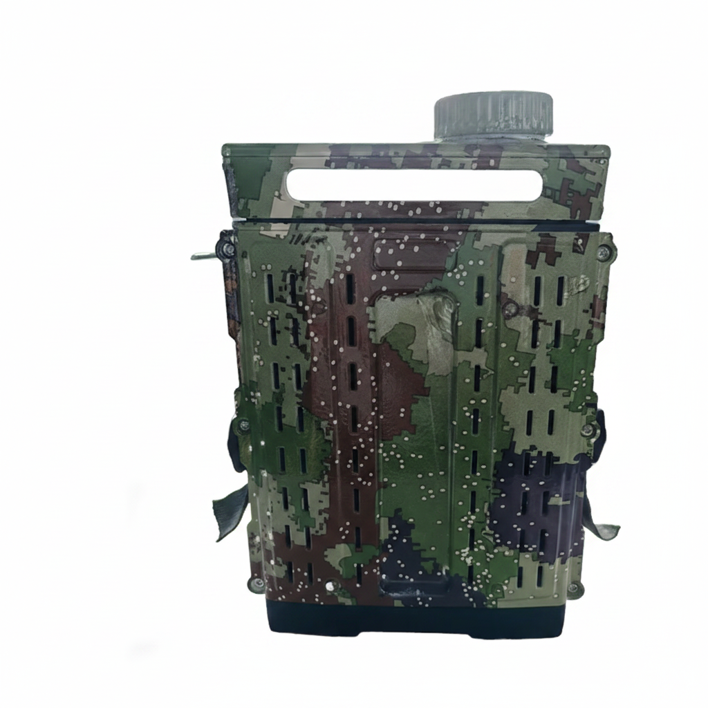 Camouflage Power Bank White Background