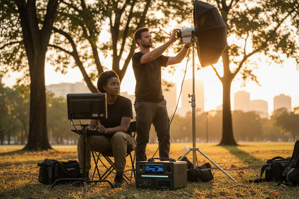 Film Crew Scene