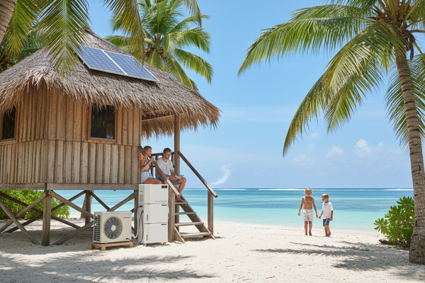 Off-grid Island Scene
