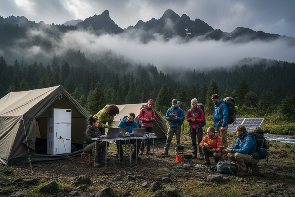 Remote Mountain Off-grid Scene
