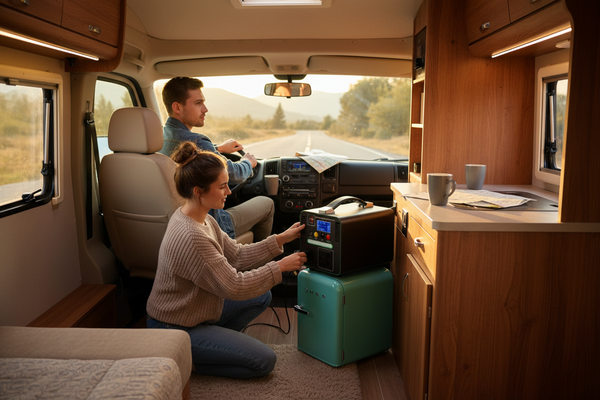 RV Couple Scene